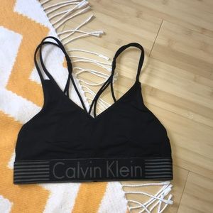 Calvin Klein Unlined Keyhole Bralette